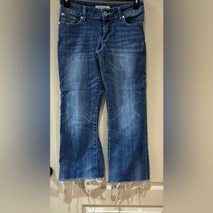 Stetson Blue Wide leg Crap Jeans Classic Denim Style women size 6